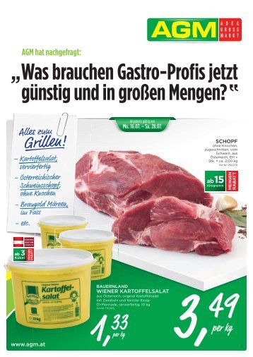 Was brauchen Gastro-Profis jetzt günstig und in großen ... - AGM