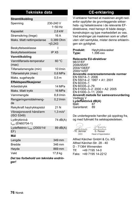 K 7.91 M - Karcher