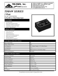 TDB4W SERIES - Tri-Mag, Inc.