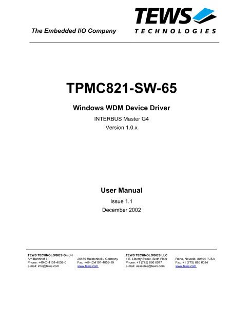 TPMC821-SW-65 - powerBridge Computer Vertriebs GmbH