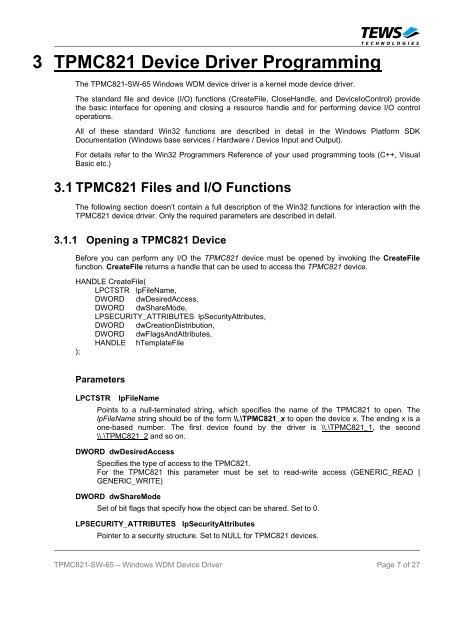 TPMC821-SW-65 - powerBridge Computer Vertriebs GmbH