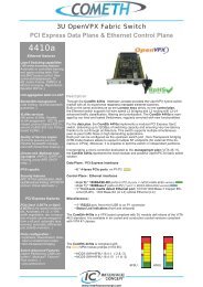PCI Express Data Plane & Ethernet Control Plane 3U OpenVPX ...