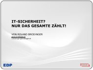 IT-SICHERHEIT? NUR DAS GESAMTE ZÄHLT! - PowerBuilding