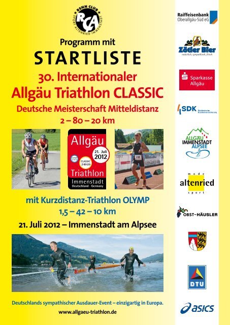 StartliSte - Allgäu Triathlon Immenstadt