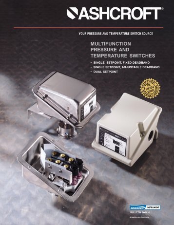 Pressure Switches L&G Bulletin.pdf - Pilgrim Instrument