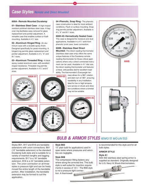 Duratemp Thermometer - DT-1 - Brice Barclay