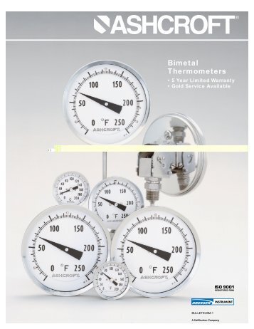 BM-1 - Bimetal Thermometers