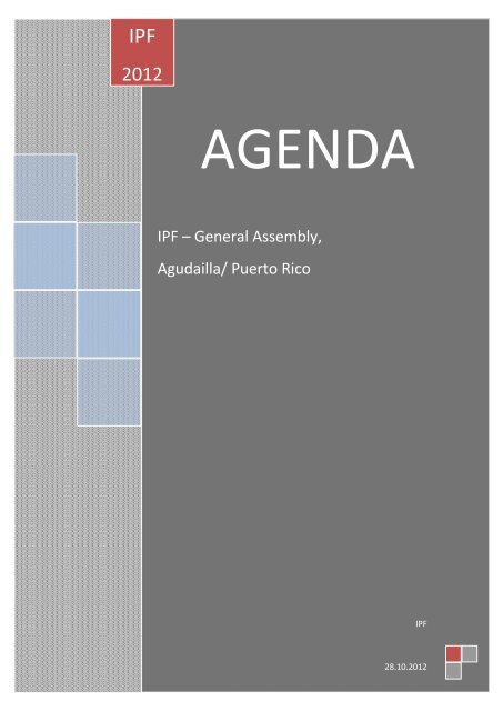 agenda - International Powerlifting Federation IPF