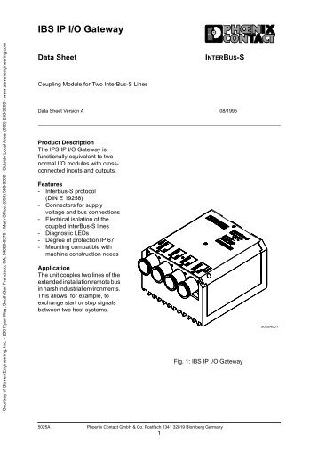 IBS IP I O Gateway - Power/mation