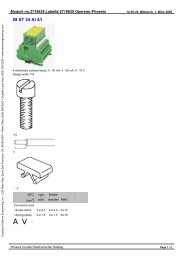 Interbus ST Modules - Power/mation