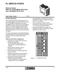 Data sheet DB GB FL SWITCH 4TX/FX - Power/mation