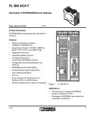 Generation 4 INTERBUS/Ethernet Gateway - Power/mation