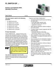 Data Sheet DB EN FL SWITCH SF ... - Power/mation