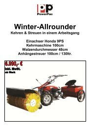 Winter-Allrounder - PowerPac Baumaschinen GmbH