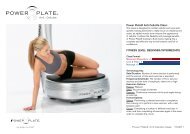 Power Plate® Anti-Cellulite Class: FITNESS LEVEL: BEGINNER ...