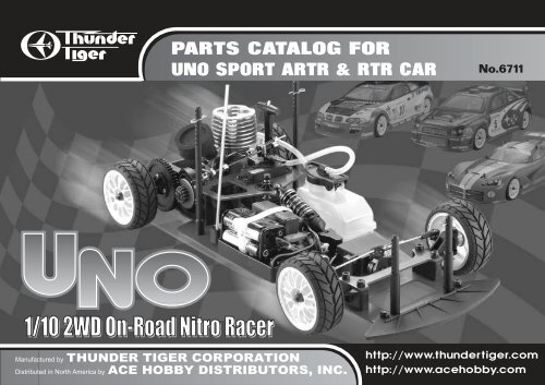 PARTS CATALOG FOR UNO SPORT ARTR & RTR CAR - Powertoys
