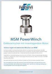 BroschÃ¼re MSM Powerwinch - MSM Winches