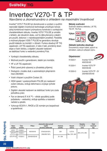 Katalog StrojÅ¯ 2008 - CZ WELD sro