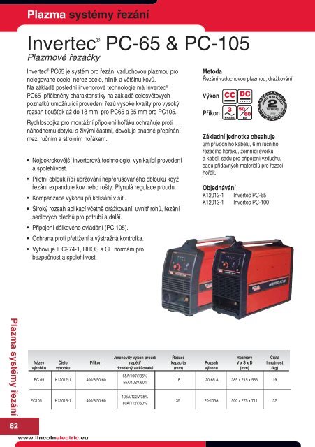 Katalog StrojÅ¯ 2008 - CZ WELD sro