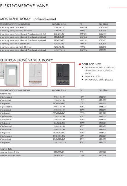 Skrine systemu M2000 (pdf, 1,22 MB) - Schrack Technik