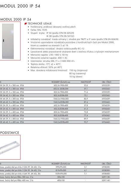 Skrine systemu M2000 (pdf, 1,22 MB) - Schrack Technik