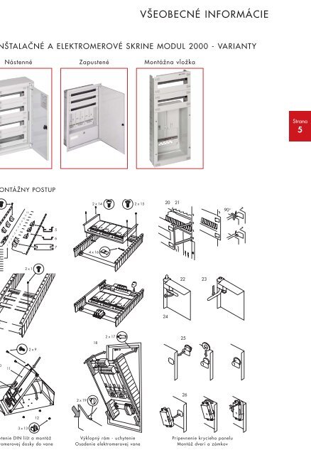 Skrine systemu M2000 (pdf, 1,22 MB) - Schrack Technik