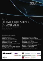 AOP's Digital Summit - Periodical Publishers Association