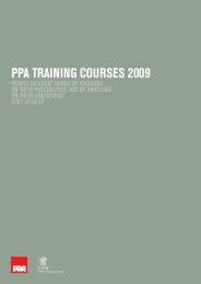 PPA TRAINING COURSES 2009 - Periodical Publishers Association