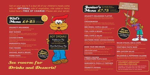 Â£5 BREAKFAST MENU - Frankie and Bennys