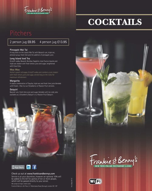 Â£5 BREAKFAST MENU - Frankie and Bennys