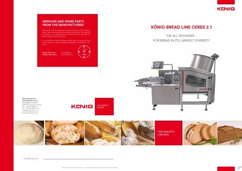 KÃ¶nig Bread line Ceres 2.1