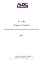 Karaoke Code of Conduct - PPCA