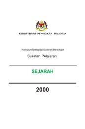 SP SEJARAH - Kementerian Pelajaran Malaysia