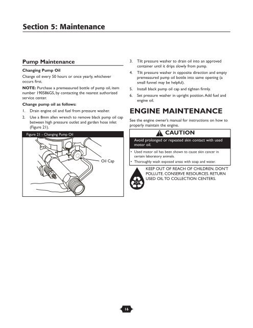 Owner's Manual Manual del Propietario - Ppe-pressure-washer ...