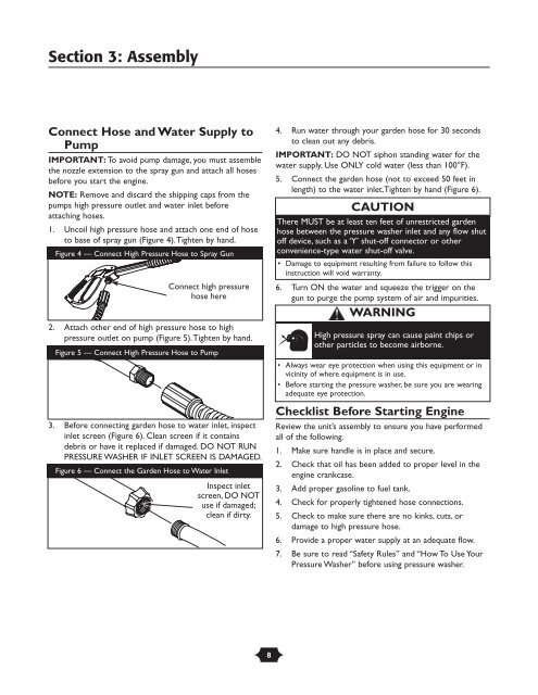 Owner's Manual Manual del Propietario - Ppe-pressure-washer ...