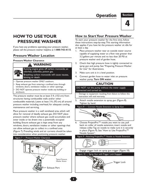 Owner's Manual Manual del Propietario - Ppe-pressure-washer ...