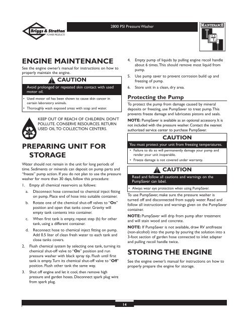 01937 (2800 PSI) - Ppe-pressure-washer-parts.com