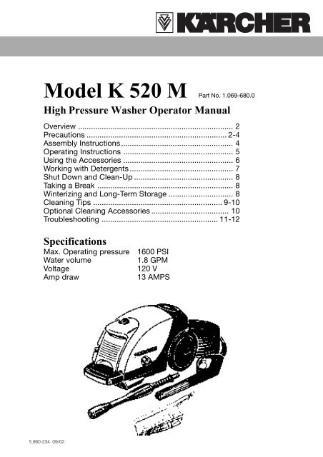 Model K 520 M