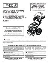 OPERATOR'S MANUAL - Ppe-pressure-washer-parts.com
