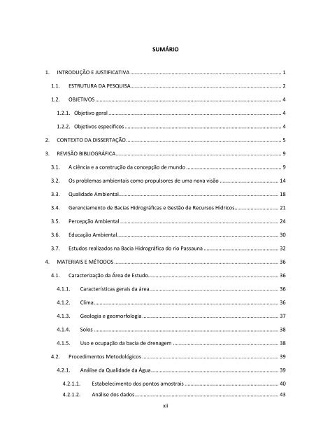 Estudo de Caso da Bacia Hidrografica do Rio Passauna - ppgerha ...