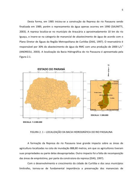 Estudo de Caso da Bacia Hidrografica do Rio Passauna - ppgerha ...