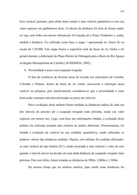 AnÃ¡lise do Efeito do Risco de Cheia no Valor de ImÃ³veis pelo ...