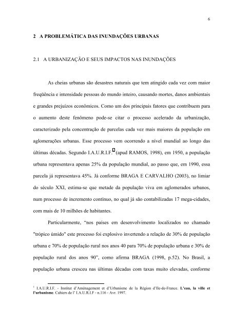 AnÃ¡lise do Efeito do Risco de Cheia no Valor de ImÃ³veis pelo ...