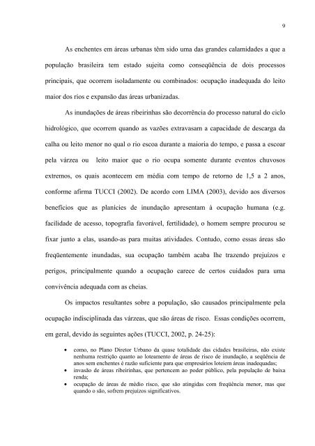 AnÃ¡lise do Efeito do Risco de Cheia no Valor de ImÃ³veis pelo ...