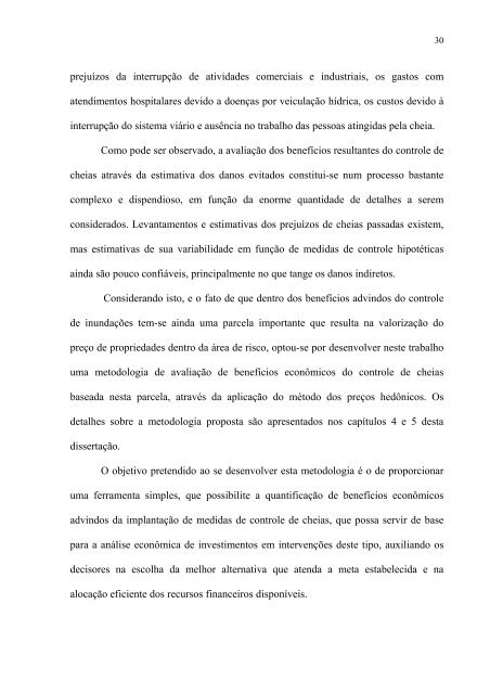 AnÃ¡lise do Efeito do Risco de Cheia no Valor de ImÃ³veis pelo ...