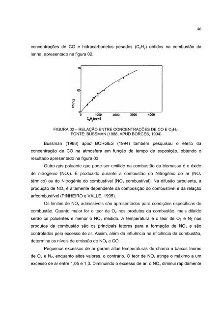 AnÃ¡lise Experimental de uma Fornalha a Lenha de Fluxo Co ...