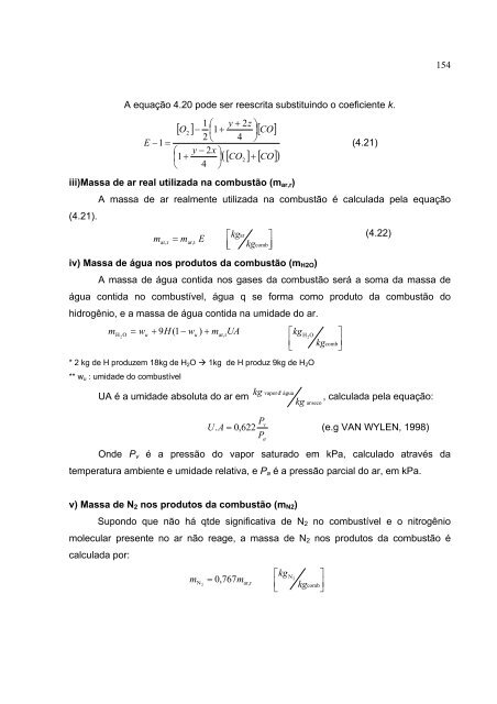 AnÃ¡lise Experimental de uma Fornalha a Lenha de Fluxo Co ...