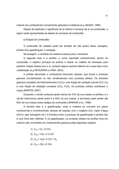 AnÃ¡lise Experimental de uma Fornalha a Lenha de Fluxo Co ...