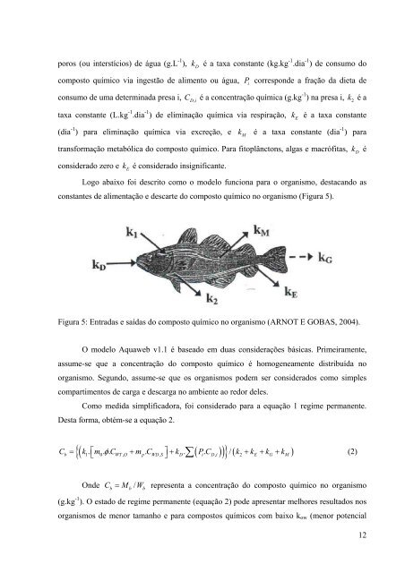 AvaliaÃ§Ã£o da PresenÃ§a, Toxicidade e da PossÃ­vel BiomagnificaÃ§Ã£o ...