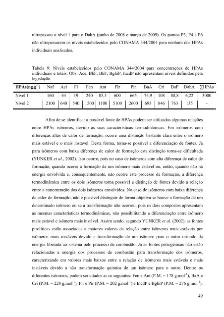 AvaliaÃ§Ã£o da PresenÃ§a, Toxicidade e da PossÃ­vel BiomagnificaÃ§Ã£o ...